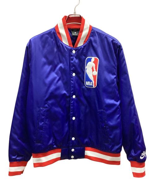 NIKE（ナイキ）NIKE (ナイキ) NBA (エヌビーエー) ボンバージャケット レッド×ブルー サイズ:XLの古着・服飾アイテム