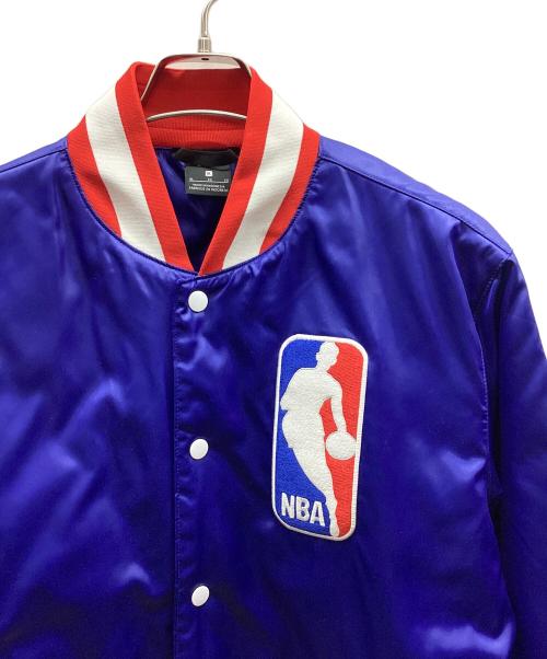 NIKE（ナイキ）NIKE (ナイキ) NBA (エヌビーエー) ボンバージャケット レッド×ブルー サイズ:XLの古着・服飾アイテム