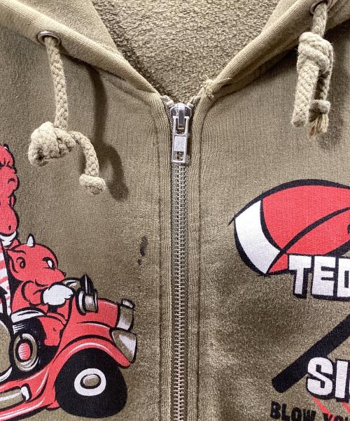 TED COMPANY（テッドカンパニー）TED COMPANY (テッドカンパニー) ジップパーカー オリーブ サイズ:42の古着・服飾アイテム