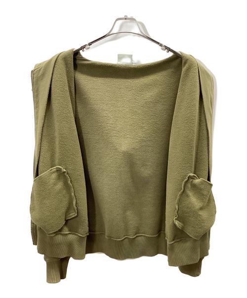 TED COMPANY（テッドカンパニー）TED COMPANY (テッドカンパニー) ジップパーカー オリーブ サイズ:42の古着・服飾アイテム