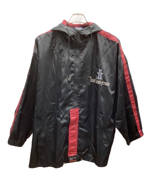 KARL KANI（カールカナイ）KARL KANI (カールカナイ) ナイロンジャケット ブラック サイズ:MLの古着・服飾アイテム