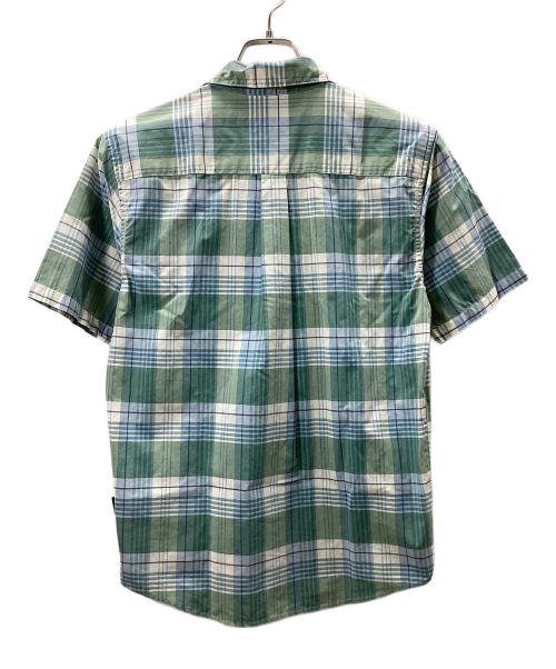 Patagonia（パタゴニア）Patagonia (パタゴニア) 半袖シャツ ブルー×グリーン サイズ:XSの古着・服飾アイテム