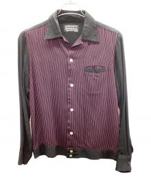 WACKO MARIA（ワコマリア）の古着「オープンカラーシャツ」｜レッド×ブラック