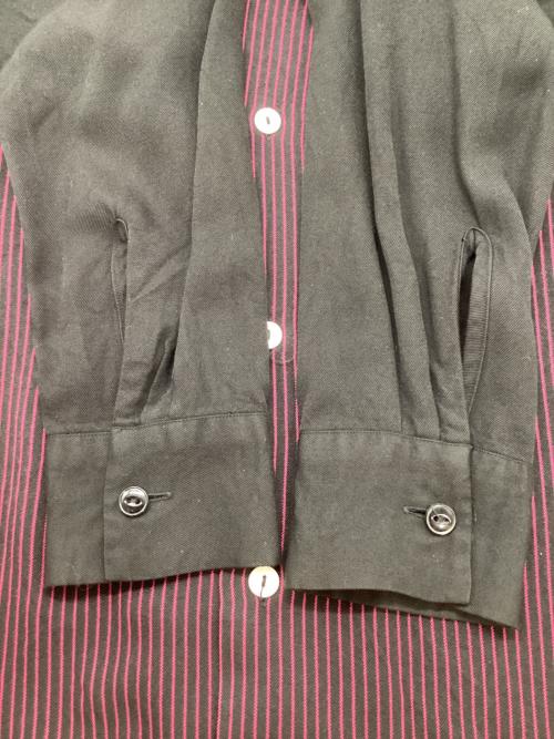 WACKO MARIA（ワコマリア）WACKO MARIA (ワコマリア) オープンカラーシャツ レッド×ブラック サイズ:Sの古着・服飾アイテム