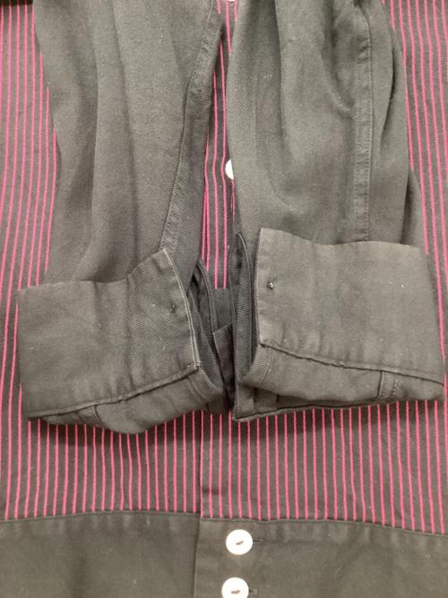 WACKO MARIA（ワコマリア）WACKO MARIA (ワコマリア) オープンカラーシャツ レッド×ブラック サイズ:Sの古着・服飾アイテム