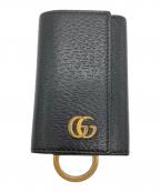 GUCCIグッチ）の古着「グッチ　GGマーモント　6連キーケース」｜ブラック