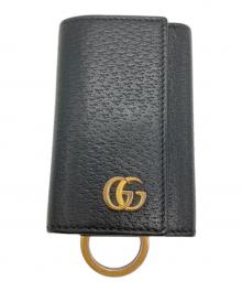 GUCCI（グッチ）の古着「グッチ　GGマーモント　6連キーケース」｜ブラック