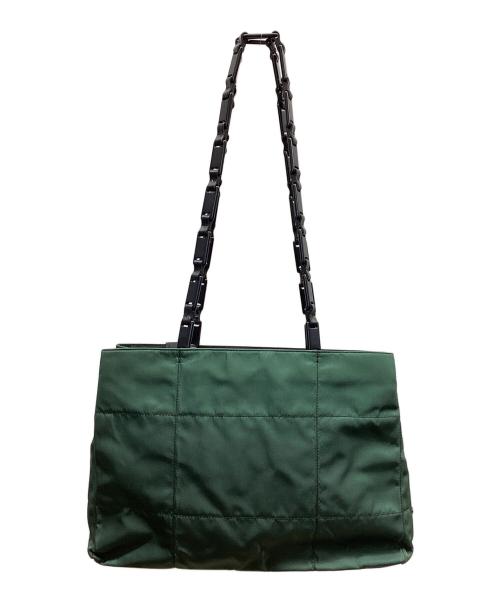 PRADA（プラダ）PRADA (プラダ) PRADA　ショルダーバッグ グリーンの古着・服飾アイテム
