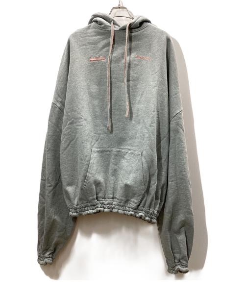 SHINYA KOZUKA（シンヤコズカ）SHINYA KOZUKA (シンヤコズカ) ORDINARY GIANT HOODIE(オーディナリージャイアントフーディー) グレー サイズ:Mの古着・服飾アイテム