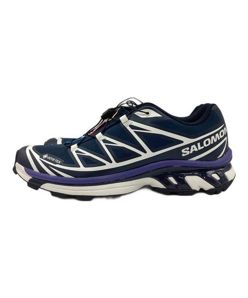 SALOMON（サロモン）SALOMON (サロモン) XT-6 GORE-TEX ネイビー×パープル サイズ:27の古着・服飾アイテム