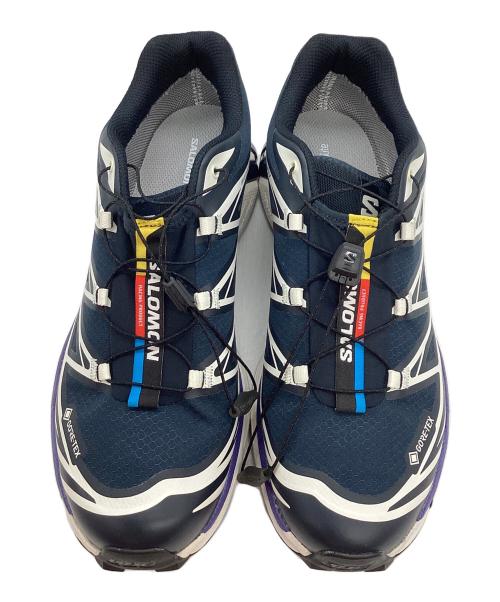 SALOMON（サロモン）SALOMON (サロモン) XT-6 GORE-TEX ネイビー×パープル サイズ:27の古着・服飾アイテム