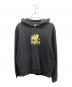 stussy（ステューシー）の古着「プルオーバーパーカー」｜ブラック