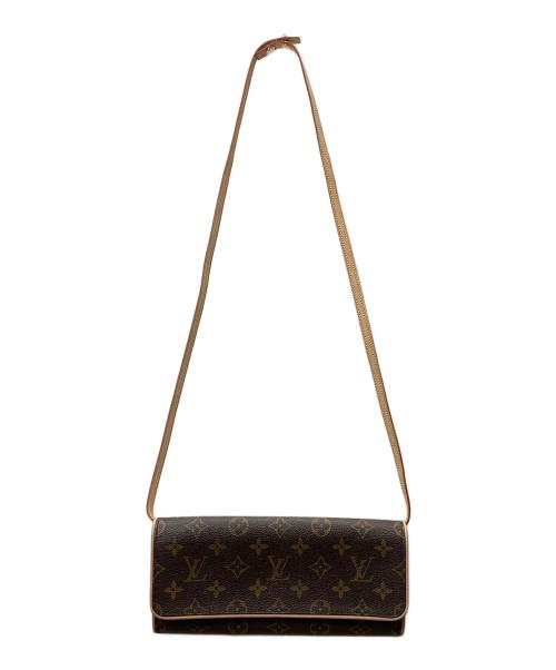 LOUIS VUITTON（ルイ ヴィトン）LOUIS VUITTON (ルイ ヴィトン) モノグラム ポシェットツインGM ブラウンの古着・服飾アイテム