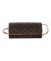 LOUIS VUITTON（ルイ ヴィトン）の古着「モノグラム ポシェットツインGM」｜ブラウン