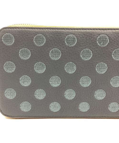 ear PAPILLONNER（イアパピヨネ）ear PAPILLONNER (イアパピヨネ) ウォレット&ショルダーバッグ ブラウン×ブルーの古着・服飾アイテム