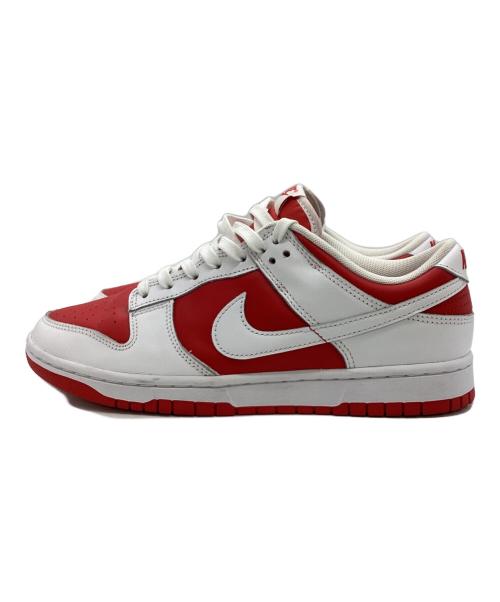 NIKE（ナイキ）NIKE (ナイキ) DUNK LOW RETRO レッド×ホワイト サイズ:27.5の古着・服飾アイテム