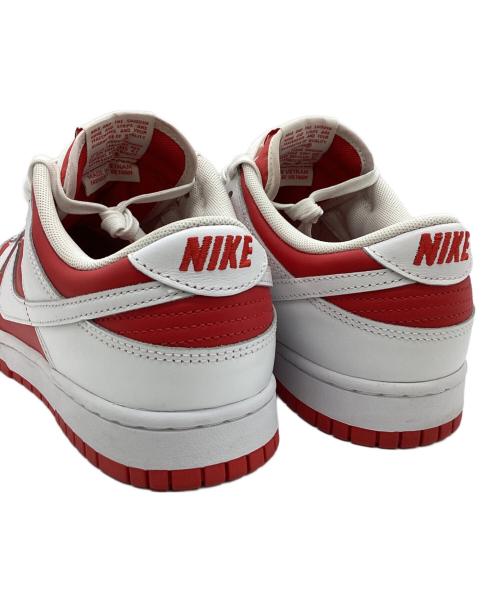 NIKE（ナイキ）NIKE (ナイキ) DUNK LOW RETRO レッド×ホワイト サイズ:27.5の古着・服飾アイテム
