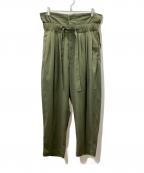 SASQUATCHfabrix.サスクワッチファブリックス）の古着「NANPOU HIGH WAIST PANTS（ナンポウハイウエストパンツ）」｜グリーン