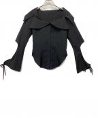 ALICE AUAAアリスアウアア）の古着「ブラウス」｜ブラック