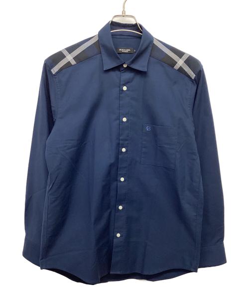 BLACK LABEL CRESTBRIDGE（ブラックレーベル クレストブリッジ）BLACK LABEL CRESTBRIDGE (ブラックレーベル クレストブリッジ) 長袖シャツ ネイビー サイズ:Mの古着・服飾アイテム