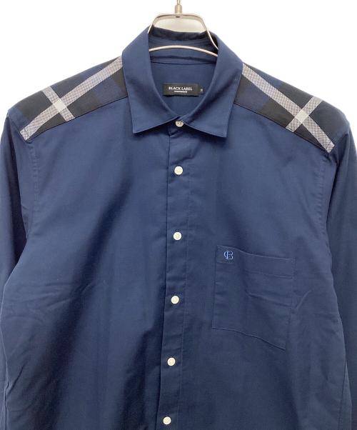 BLACK LABEL CRESTBRIDGE（ブラックレーベル クレストブリッジ）BLACK LABEL CRESTBRIDGE (ブラックレーベル クレストブリッジ) 長袖シャツ ネイビー サイズ:Mの古着・服飾アイテム
