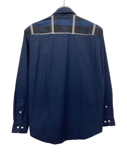 BLACK LABEL CRESTBRIDGE（ブラックレーベル クレストブリッジ）BLACK LABEL CRESTBRIDGE (ブラックレーベル クレストブリッジ) 長袖シャツ ネイビー サイズ:Mの古着・服飾アイテム