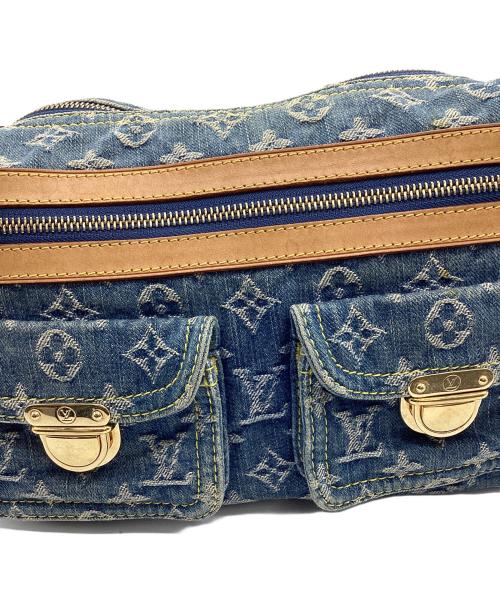 LOUIS VUITTON（ルイ ヴィトン）LOUIS VUITTON (ルイ ヴィトン) モノグラム・デニム バギーPM  ブルーの古着・服飾アイテム