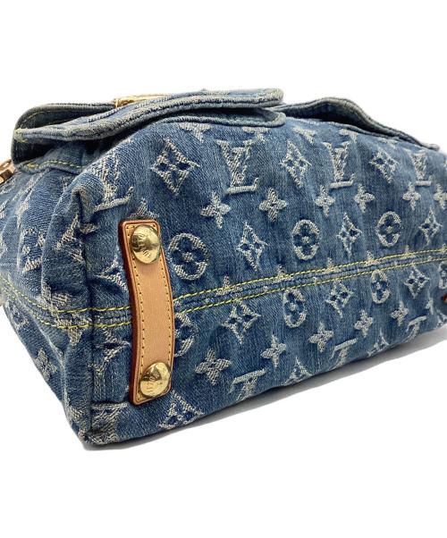 LOUIS VUITTON（ルイ ヴィトン）LOUIS VUITTON (ルイ ヴィトン) モノグラム・デニム バギーPM  ブルーの古着・服飾アイテム