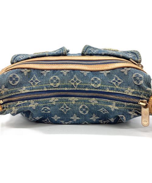 LOUIS VUITTON（ルイ ヴィトン）LOUIS VUITTON (ルイ ヴィトン) モノグラム・デニム バギーPM  ブルーの古着・服飾アイテム