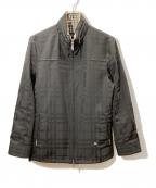 BURBERRY BLACK LABELバーバリーブラックレーベル）の古着「ダブルジップジャケット」｜ブラウン