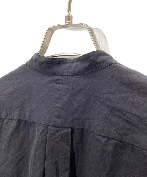 COMOLI（コモリ）COMOLI (コモリ) バンドカラーシャツ ネイビー サイズ:1の古着・服飾アイテム