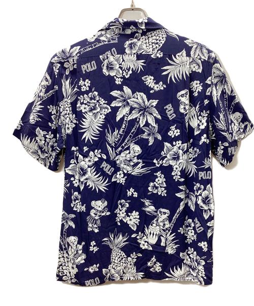 POLO RALPH LAUREN（ポロ・ラルフローレン）POLO RALPH LAUREN (ポロ・ラルフローレン) アロハシャツ ネイビー サイズ:Lの古着・服飾アイテム