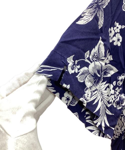 POLO RALPH LAUREN（ポロ・ラルフローレン）POLO RALPH LAUREN (ポロ・ラルフローレン) アロハシャツ ネイビー サイズ:Lの古着・服飾アイテム