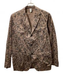 green label relaxing（グリーンレーベルリラクシング）の古着「LIBERTY BOTANICAL C/ALL（リバティーボタニカルカバーオールジャケット）」｜ブラウン