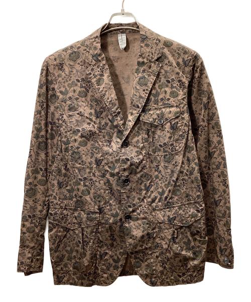 green label relaxing（グリーンレーベルリラクシング）green label relaxing (グリーンレーベルリラクシング) LIBERTY BOTANICAL C/ALL（リバティーボタニカルカバーオールジャケット） ブラウン サイズ:Lの古着・服飾アイテム