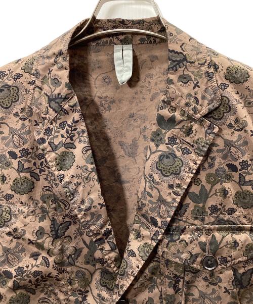 green label relaxing（グリーンレーベルリラクシング）green label relaxing (グリーンレーベルリラクシング) LIBERTY BOTANICAL C/ALL（リバティーボタニカルカバーオールジャケット） ブラウン サイズ:Lの古着・服飾アイテム