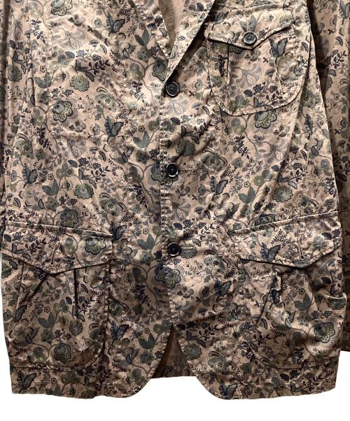 green label relaxing（グリーンレーベルリラクシング）green label relaxing (グリーンレーベルリラクシング) LIBERTY BOTANICAL C/ALL（リバティーボタニカルカバーオールジャケット） ブラウン サイズ:Lの古着・服飾アイテム