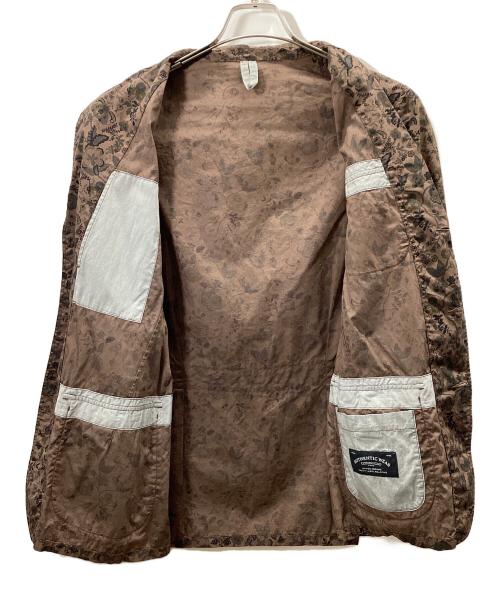 green label relaxing（グリーンレーベルリラクシング）green label relaxing (グリーンレーベルリラクシング) LIBERTY BOTANICAL C/ALL（リバティーボタニカルカバーオールジャケット） ブラウン サイズ:Lの古着・服飾アイテム