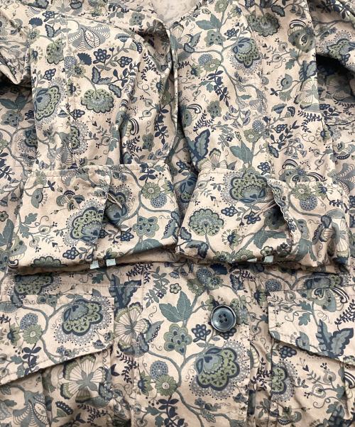 green label relaxing（グリーンレーベルリラクシング）green label relaxing (グリーンレーベルリラクシング) LIBERTY BOTANICAL C/ALL（リバティーボタニカルカバーオールジャケット） ブラウン サイズ:Lの古着・服飾アイテム