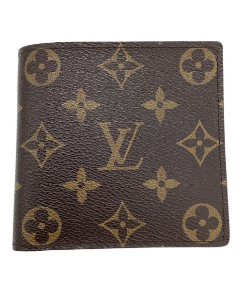LOUIS VUITTON（ルイ ヴィトン）LOUIS VUITTON (ルイ ヴィトン) モノグラム ポルトフォイユ・マルコ　二つ折り財布 ブラウンの古着・服飾アイテム