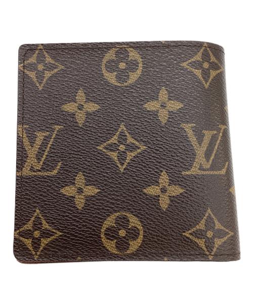 LOUIS VUITTON（ルイ ヴィトン）LOUIS VUITTON (ルイ ヴィトン) モノグラム ポルトフォイユ・マルコ　二つ折り財布 ブラウンの古着・服飾アイテム
