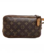 LOUIS VUITTONルイ ヴィトン）の古着「LOUIS VUITTON モノグラム マルリーバンドリエール」｜ブラウン