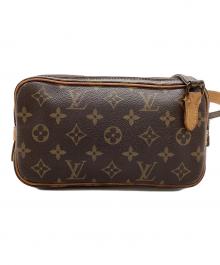 LOUIS VUITTON（ルイ ヴィトン）の古着「LOUIS VUITTON モノグラム マルリーバンドリエール」｜ブラウン