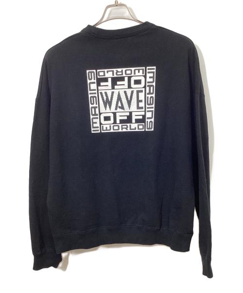 wave（ウェーブ）WAVE (ウェーブ) スウェット ブラック サイズ:Mの古着・服飾アイテム