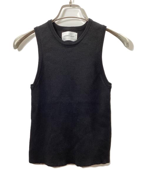 CAPRICIEUX LE'MAGE（カプリシューレマージュ）CAPRICIEUX LE'MAGE (カプリシューレマージュ) 2SET肩スリットニット ブラック サイズ:FREEの古着・服飾アイテム