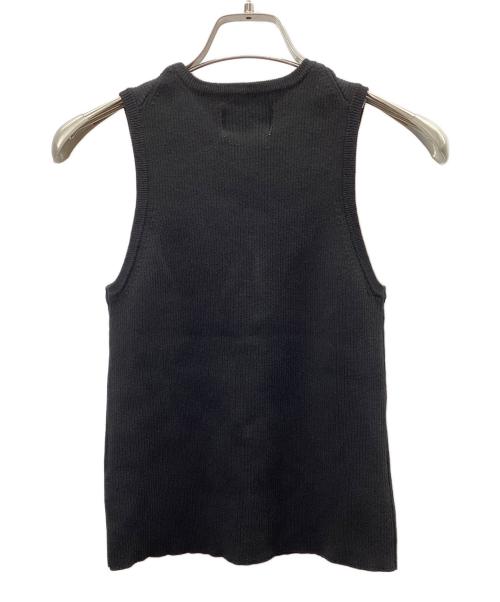 CAPRICIEUX LE'MAGE（カプリシューレマージュ）CAPRICIEUX LE'MAGE (カプリシューレマージュ) 2SET肩スリットニット ブラック サイズ:FREEの古着・服飾アイテム