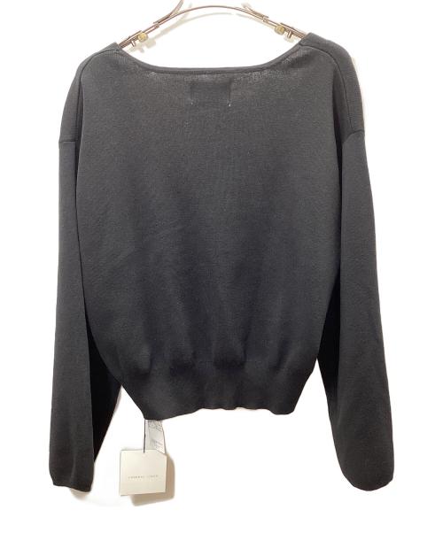 CAPRICIEUX LE'MAGE（カプリシューレマージュ）CAPRICIEUX LE'MAGE (カプリシューレマージュ) 2SET肩スリットニット ブラック サイズ:FREEの古着・服飾アイテム