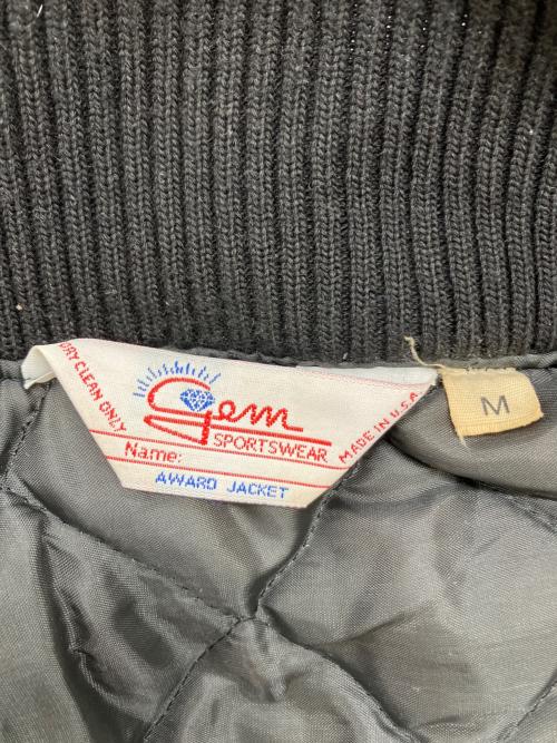 GEM sports wear（ジェム スポーツ ウェア）GEM sports wear (ジェム スポーツ ウェア) スタジャン カーキ サイズ:Mの古着・服飾アイテム