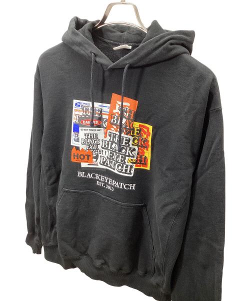 BlackEyePatch（ブラックアイパッチ）BlackEyePatch (ブラックアイパッチ) プルオーバーパーカー ブラック サイズ:Mの古着・服飾アイテム