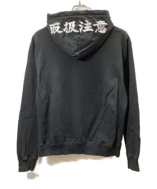 BlackEyePatch（ブラックアイパッチ）BlackEyePatch (ブラックアイパッチ) プルオーバーパーカー ブラック サイズ:Mの古着・服飾アイテム